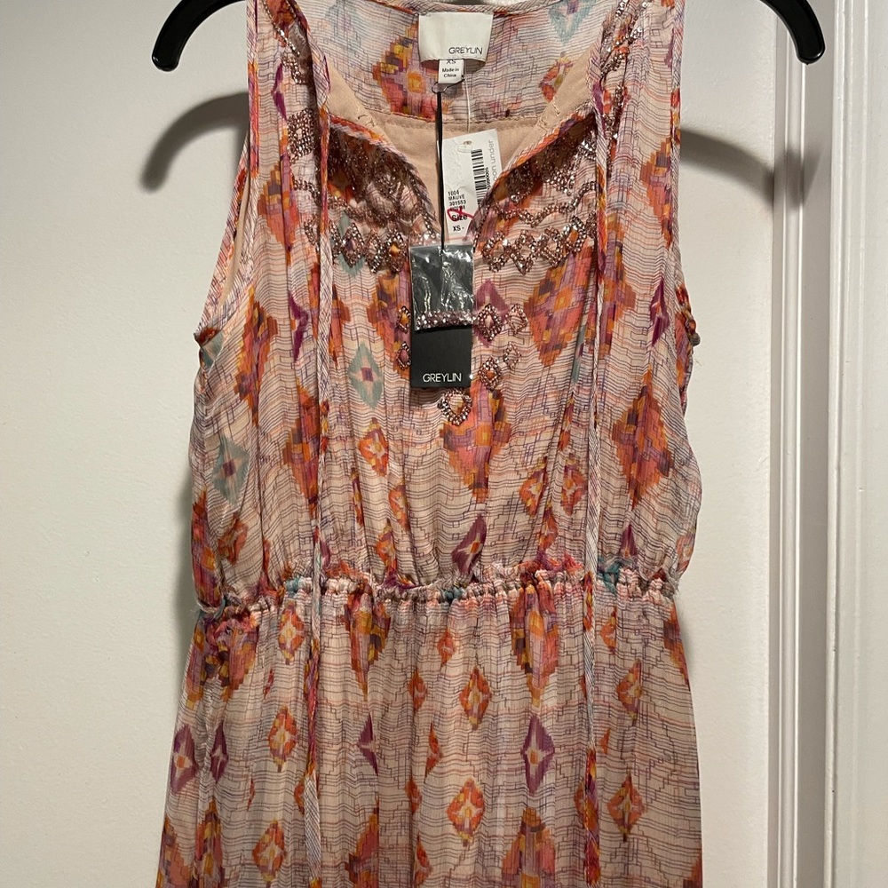 Greylin amazing NWT maxi dress. XS. Dressy